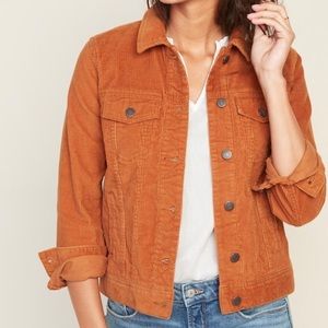 Burnt Orange Corduroy Jacket